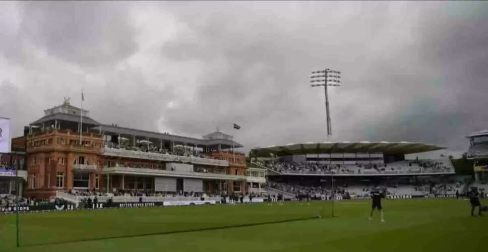 Ideal Weather Conditions for India-England Test at Lord's