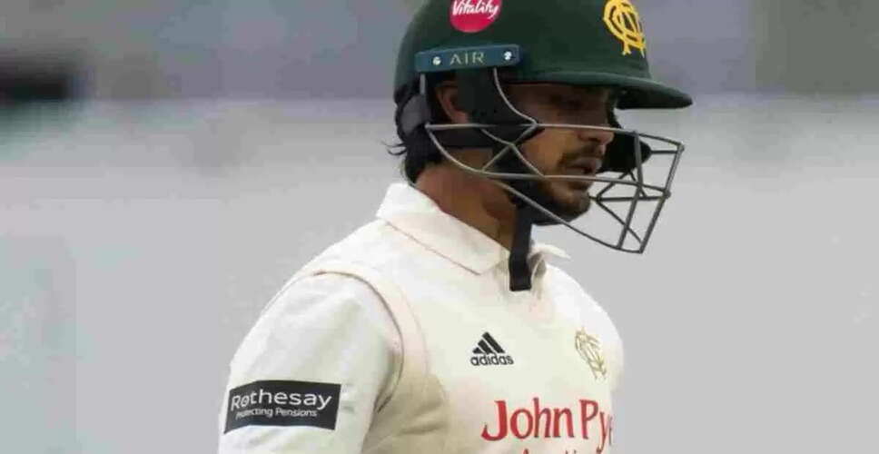 Ishan Kishan Shines in County Championship Despite Test Squad Absence