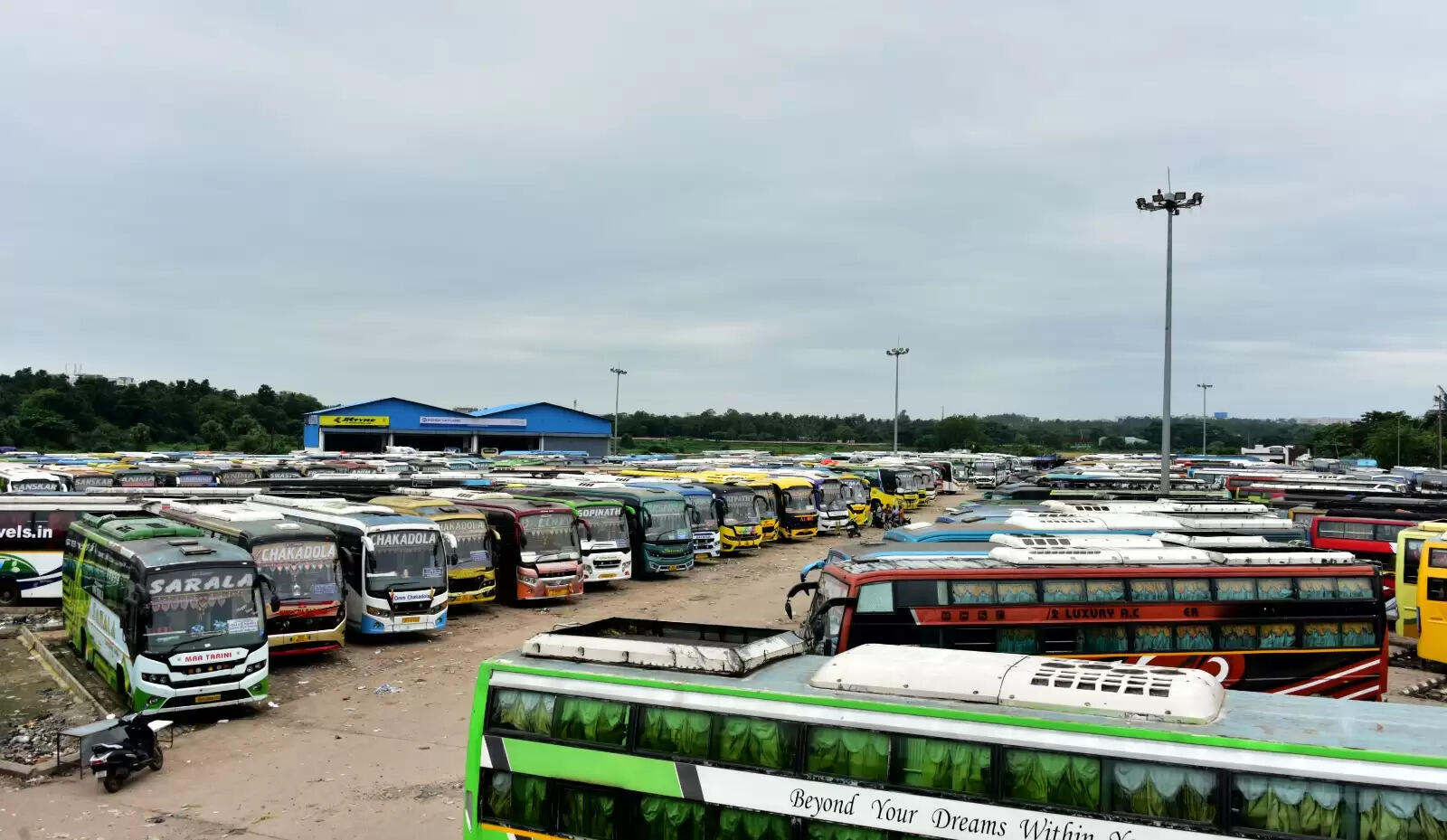 Bhubaneswar's Transport Chaos: Drivers' Strike Causes Fuel Station Mayhem