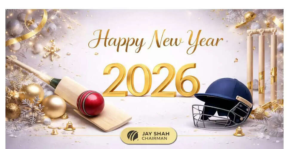 Cricket Leaders Celebrate New Year 2026 with Heartfelt Messages