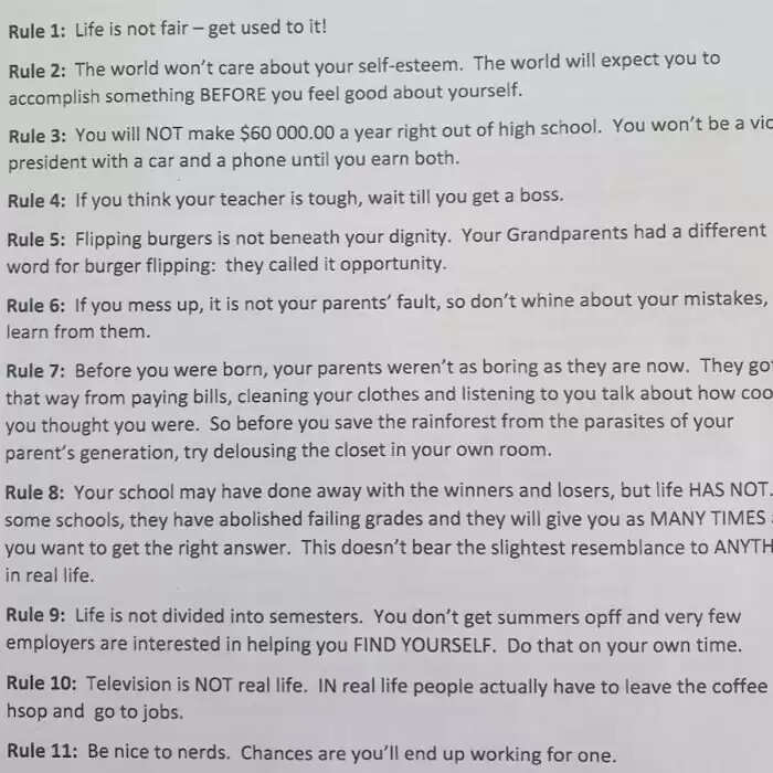 Controversial Job Letter Sparks Outrage Among Parents