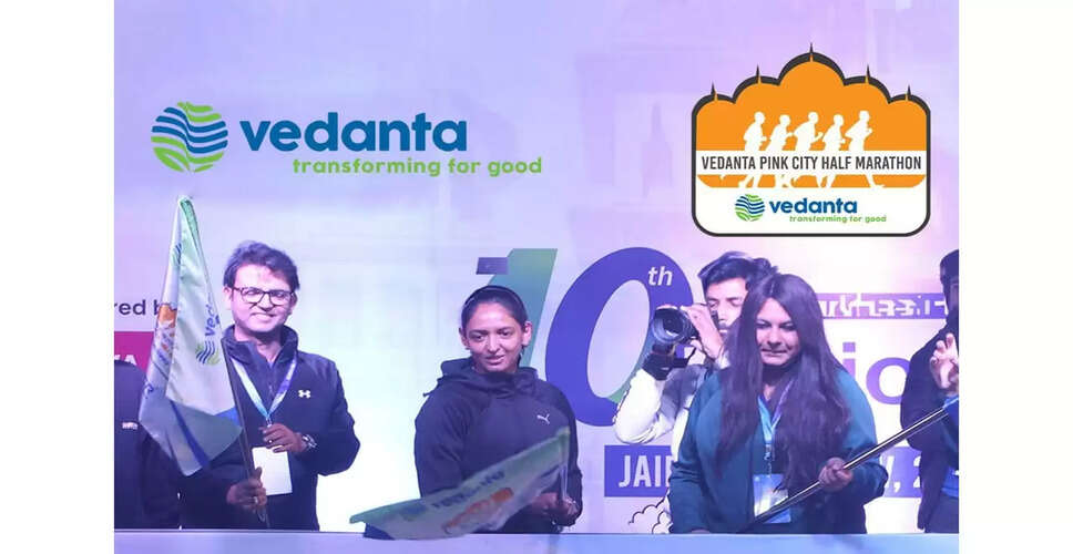 Vedanta Pink City Half Marathon Celebrates Community Spirit and Health