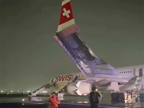 Emergency Averted at Delhi Airport as Swiss Airlines Flight Encounters Engine Failure