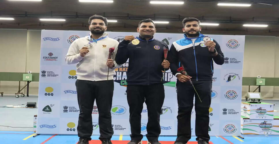 Kiran Ankush Jadhav Triumphs in 10m Air Rifle at National Shooting Championship