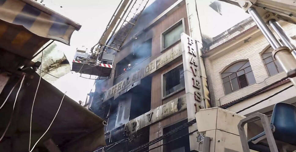 Tragic Fire Claims Nine Lives in Delhi Residential Building
