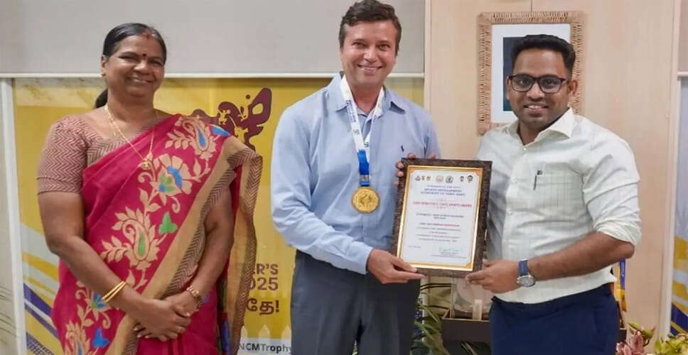 Tamil Nadu Surfing Association Honored with Chief Minister's State Sports Award