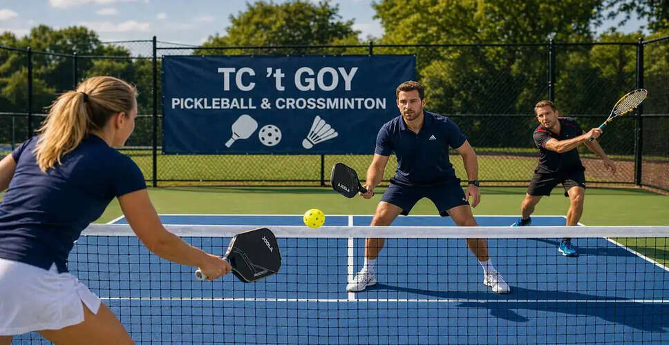 Pickleball Gains Popularity in Europe with New Courts in the Netherlands