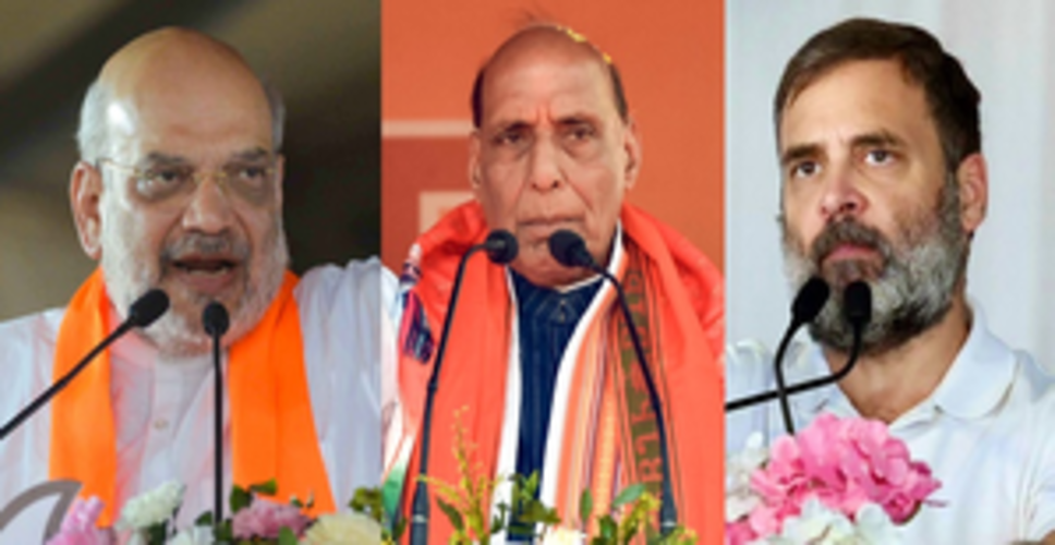 HM Amit Shah, Defence Minister Rajnath Singh, Cong's Rahul Gandhi to campaign in Telangana today