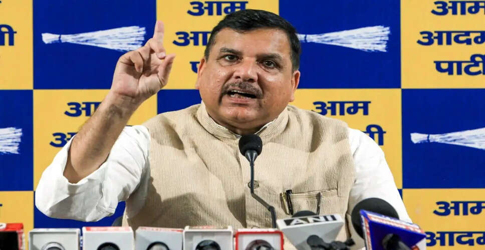 AAP Leader Sanjay Singh Threatens Defamation Suit Over Alleged Fake Images