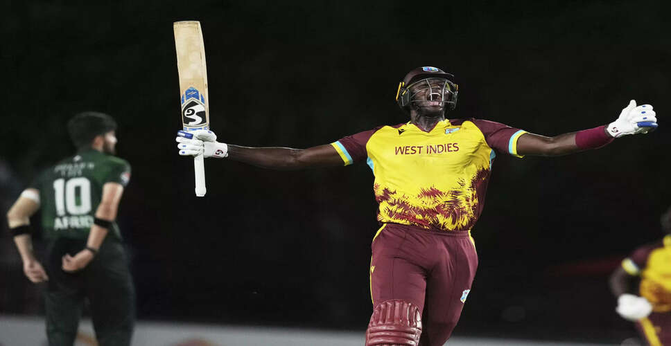 West Indies Clinch Victory Over Pakistan in Rain-Shortened ODI