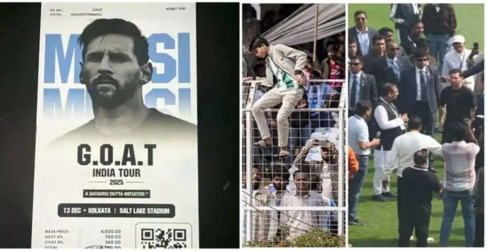Lionel Messi's Kolkata Appearance Sparks Fan Discontent and Political Fallout