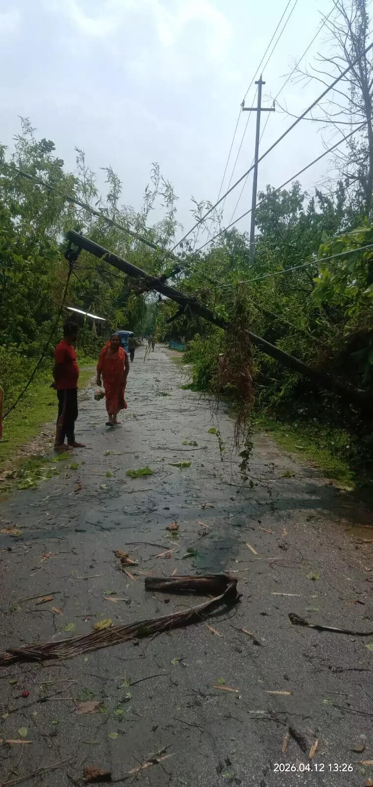 Severe Weather Hits Southern Assam Following Earthquake