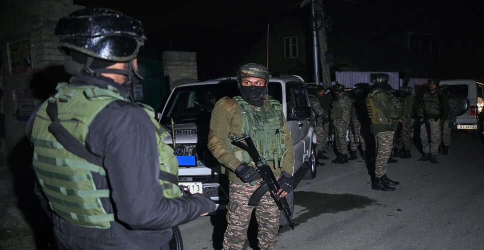 Security Forces Conduct Extensive Search Operations in Jammu and Kashmir