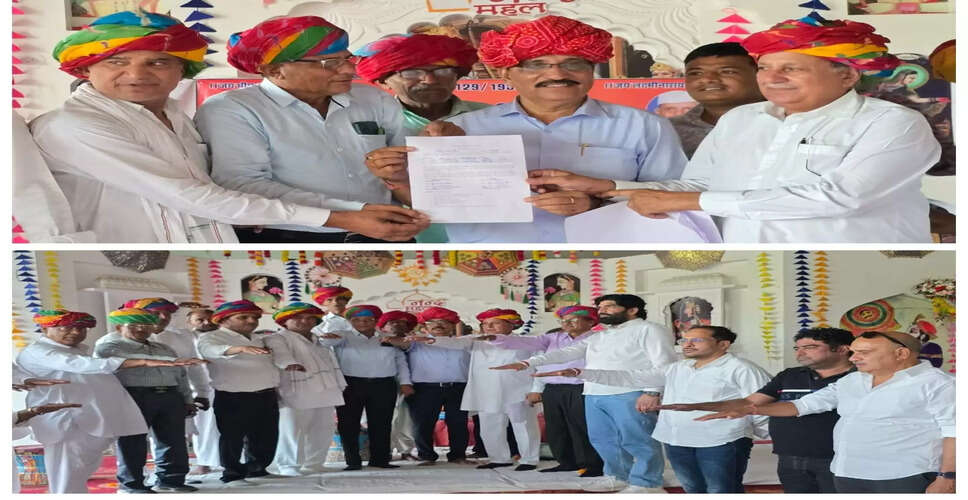 Unopposed Election of District President Virendra Meena in Sikar