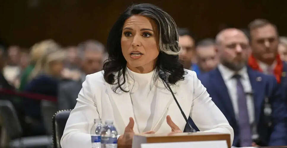 Tulsi Gabbard Resigns as Director of National Intelligence to Support Husband's Health Battle