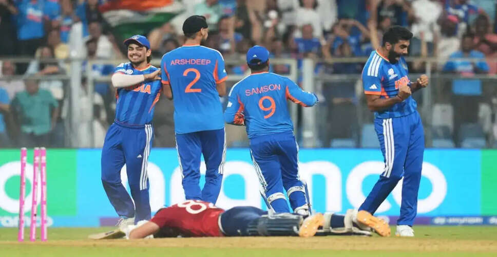 India Advances to T20 World Cup Final After Thrilling Victory Over England
