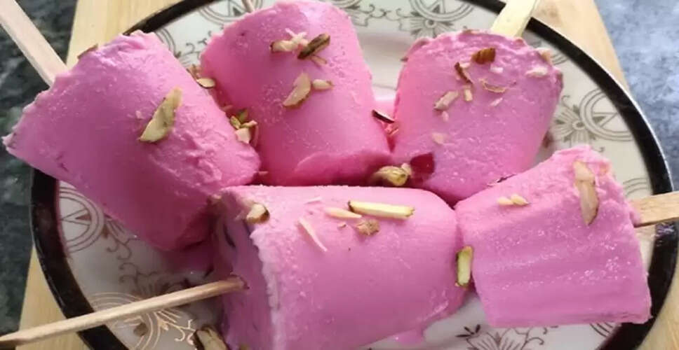 Delicious Rose Kulfi Recipe: A Year-Round Treat