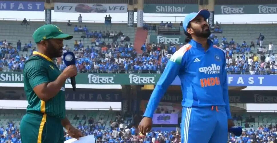 India's ODI Toss Misfortune Continues Against South Africa