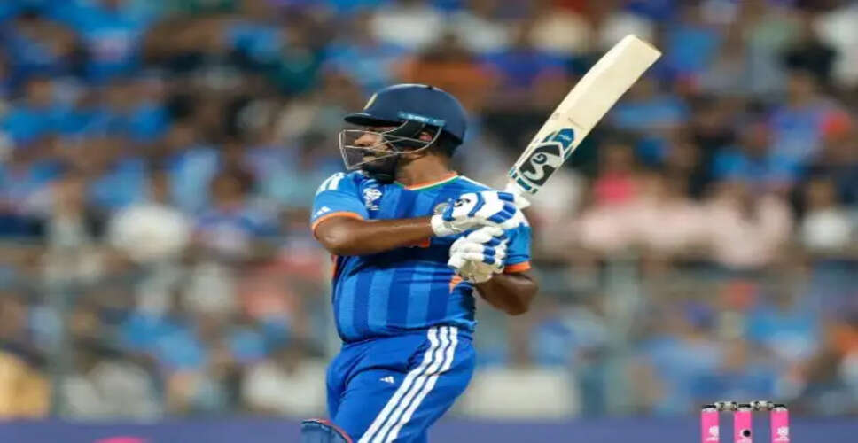 Sanju Samson's Explosive Knock Leads India to a Dominant Total Against England in T20 World Cup Semifinal