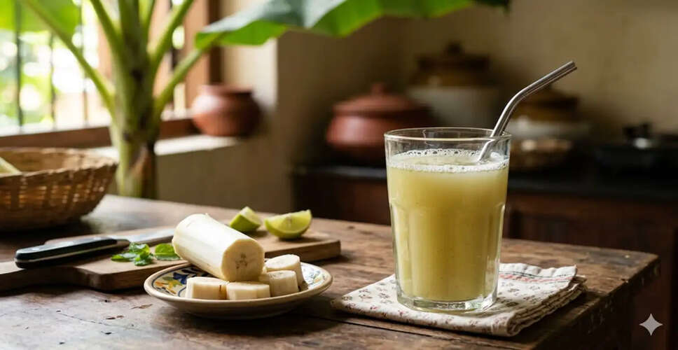 Discover the Health Benefits of Banana Stem Juice This Summer