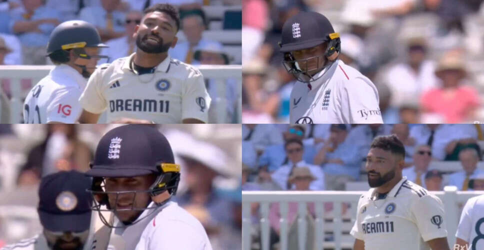 Intense Action at Lord's: India vs England Test Match Highlights