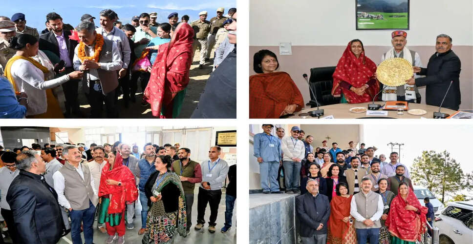 Minister Rajesh Dharmani Inspects Rajiv Gandhi Government Polytechnic Institute