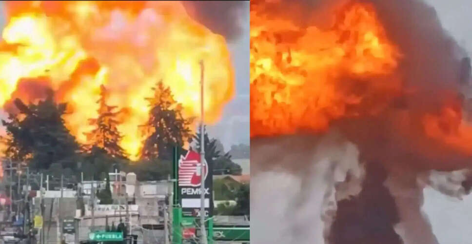 Gas Tanker Explosion Causes Massive Fire in Mexico City