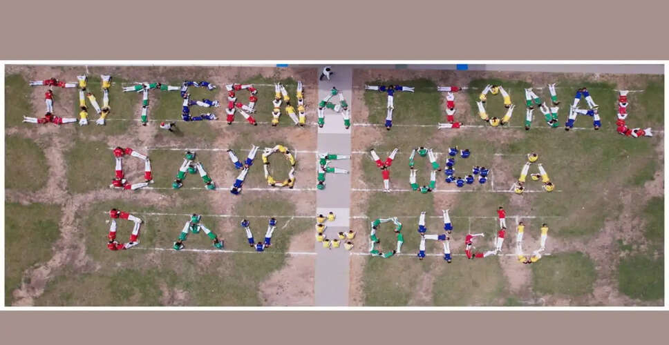 DAV Public School Gohju Commemorates International Yoga Day with Enthusiasm