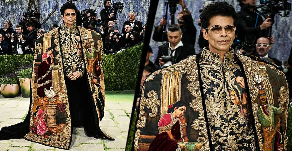 Karan Johar's Stunning Debut at Met Gala 2026 Celebrates Indian Culture