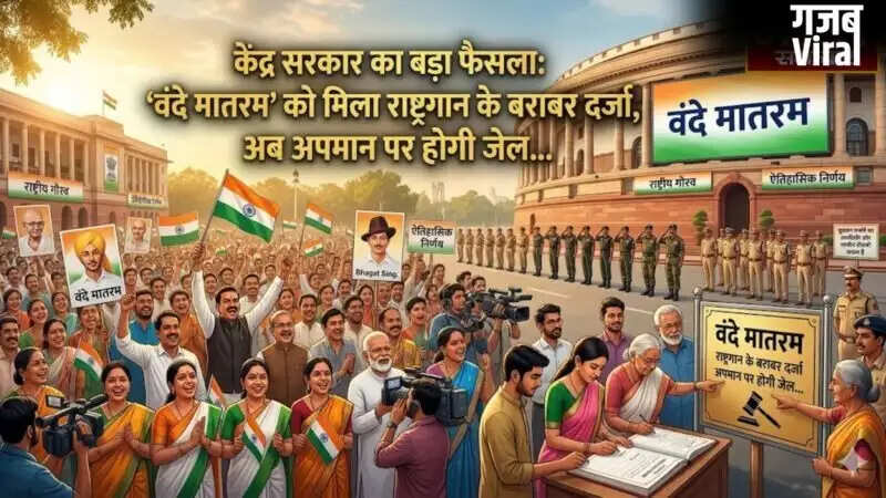 Historic Decision: 'Vande Mataram' Gains Constitutional Status Equivalent to National Anthem