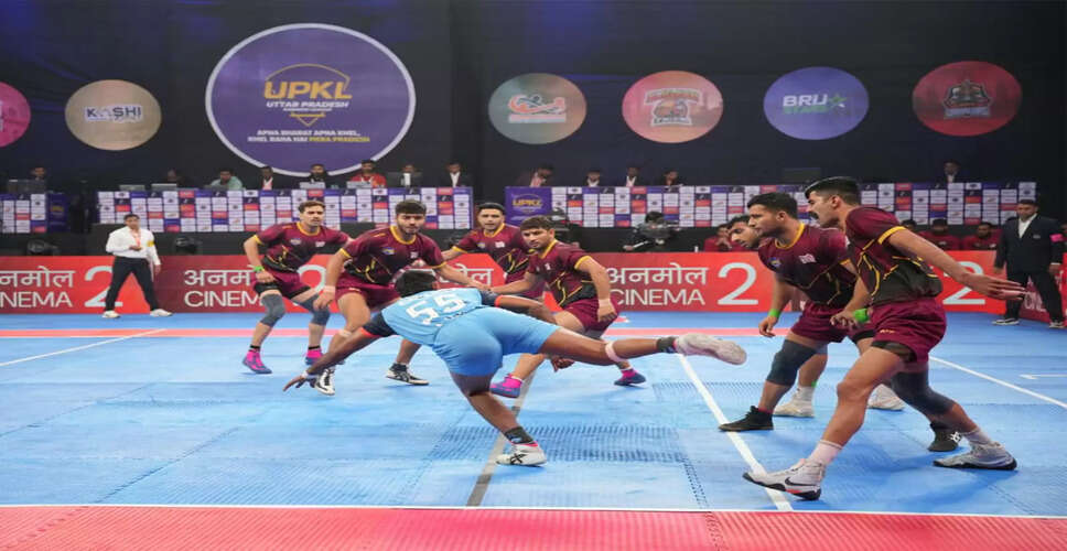 Yamuna Yoddhas Triumph in Thrilling Tie-Breaker at UP Kabaddi League