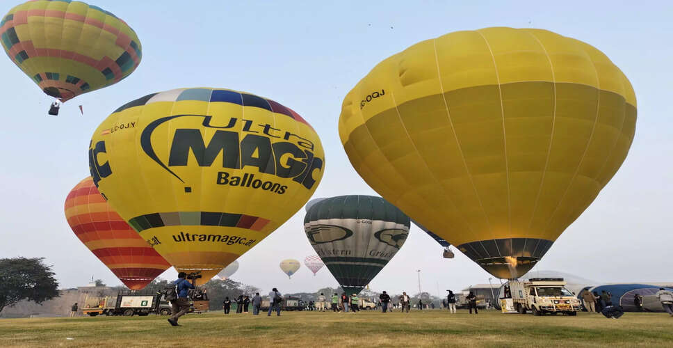 Hyderabad Launches Spectacular Hot Air Balloon Festival to Boost Tourism