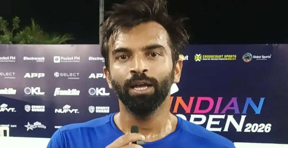 Rashein Samuel Triumphs in Intense Men's 30+ Singles Final at Indian Open 2026