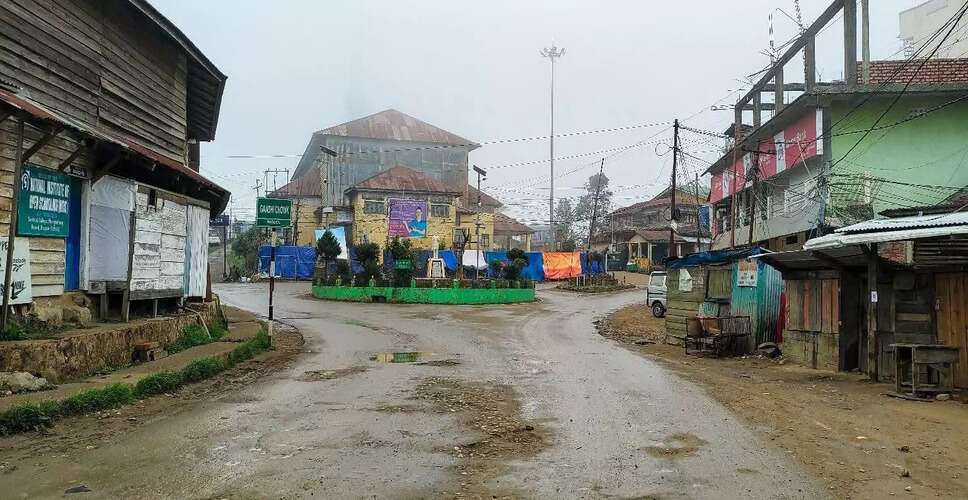 Shutdown in Manipur Following NSCN Cadres' Killings