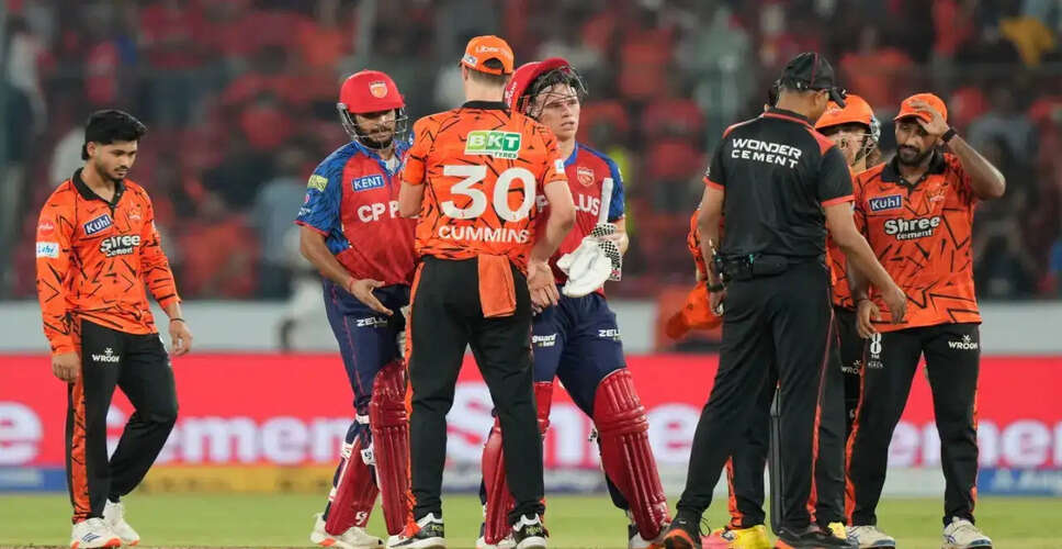 Sunrisers Hyderabad Secures Historic Win Over Punjab Kings in IPL 2026