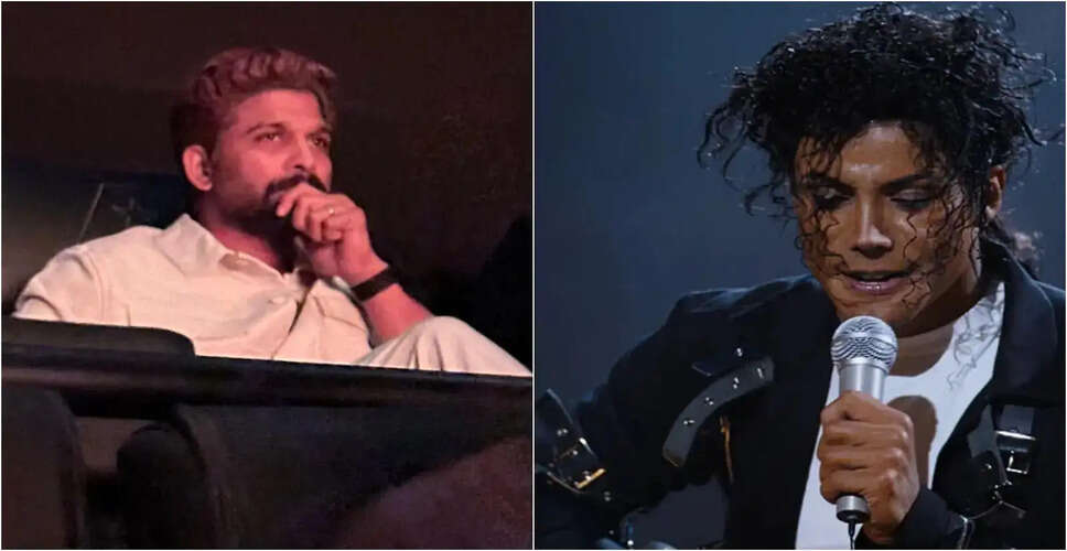 Allu Arjun Enjoys Michael Jackson Biopic Amidst Ongoing Shoot