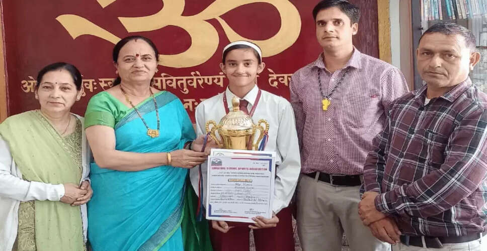 Dharamshala Student Excels in Badminton Championship, Elevating Kangra District's Prestige