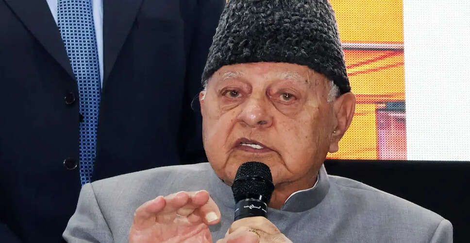 Farooq Abdullah Comments on Recent Punjab Explosions, Sparks Controversy