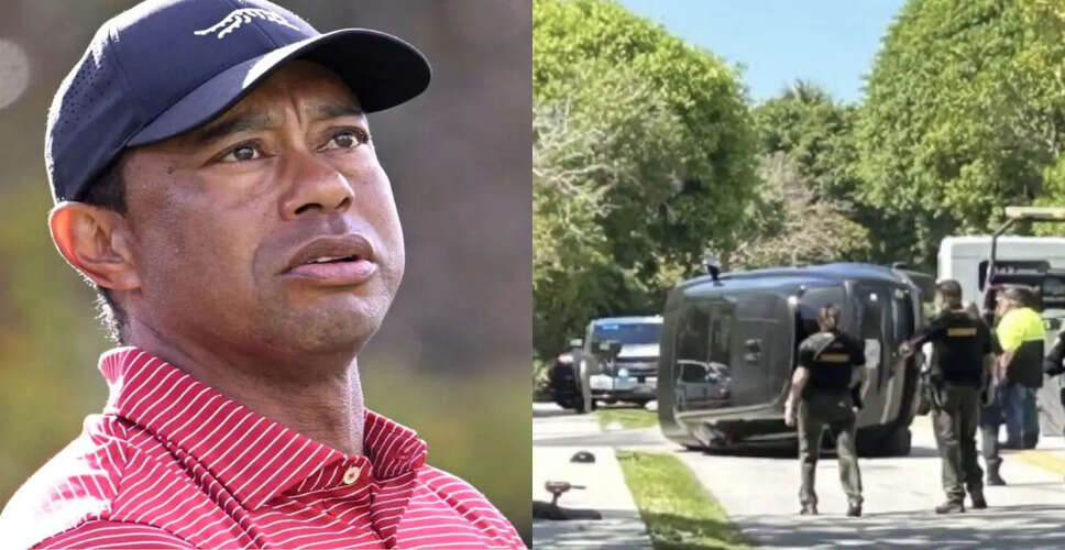Tiger Woods Involved in Rollover Car Accident in Florida