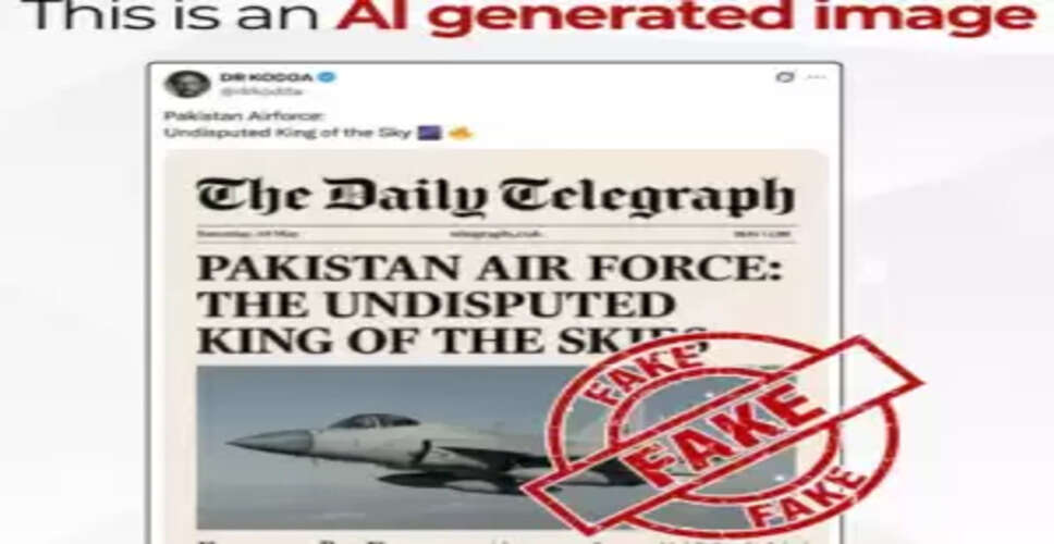 Unmasking Fake News: Pakistan's Fabricated Claims on the Air Force Exposed
