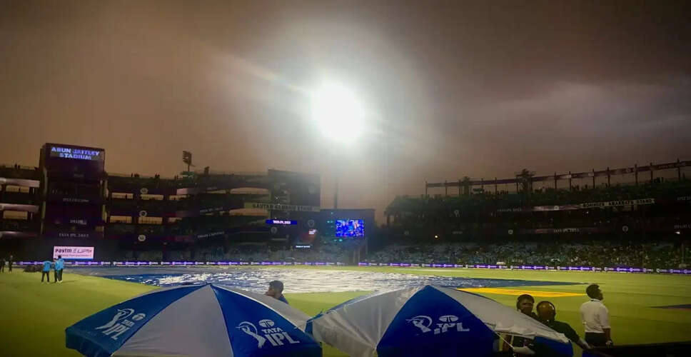 IPL 2026: Rain Disrupts Matches as Delhi Prepares for Clash