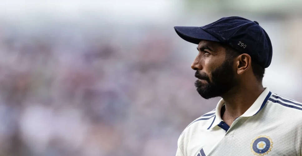 Jasprit Bumrah Reflects on Dropped Catches and Workload Management