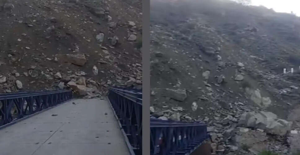 Landslide Disrupts Connectivity in Himachal Pradesh, Stranding Tourists
