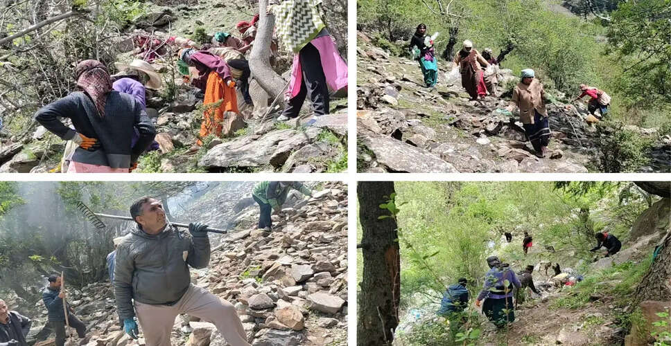 Community Unites for Cleanliness Drive in Himachal Pradesh's Sach Village