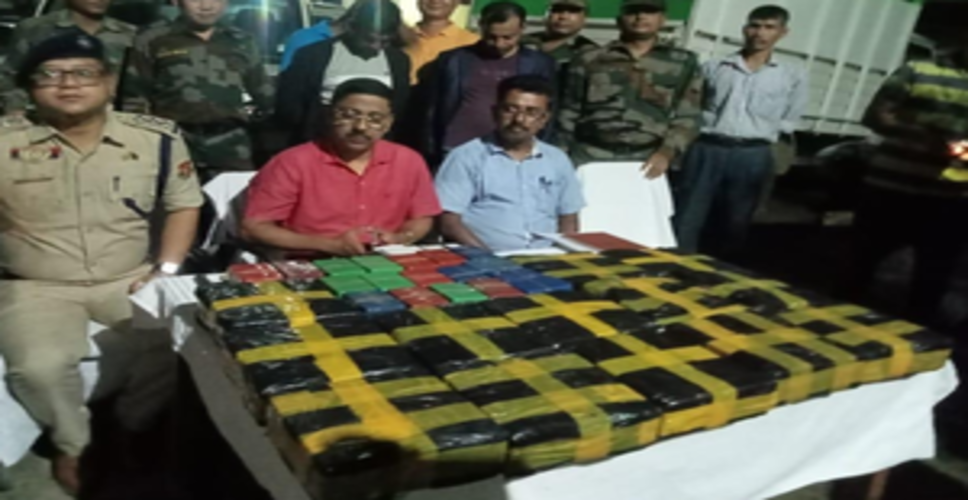 Drugs valued at Rs 25 cr seized in Tripura; 2 held