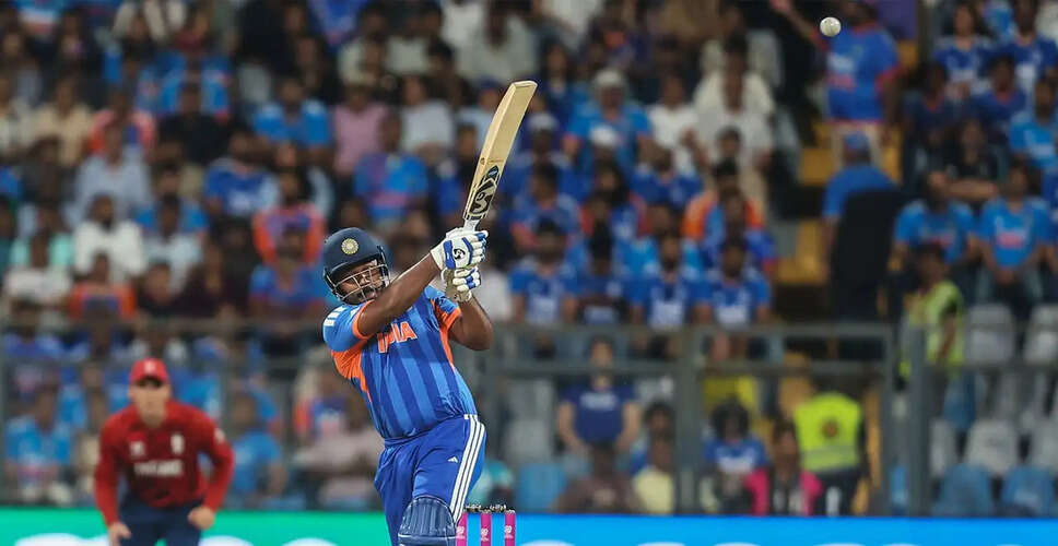 Sanju Samson Shines in T20 World Cup Semi-Final Against England