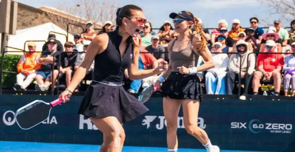 Alix Truong and Parris Todd Advance to Women's Doubles Final at Veolia Texas Open