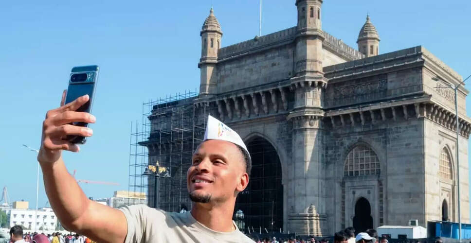 Andre De Grasse Inspires Runners Ahead of Tata Mumbai Marathon 2026