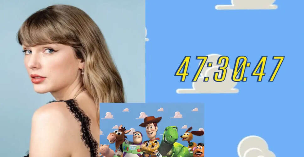 Taylor Swift's Mysterious Countdown Sparks 'Toy Story 5' Speculation