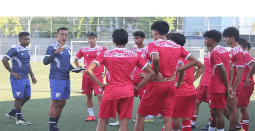 India U20 Men's Team Faces Pakistan in SAFF U20 Championship Opener